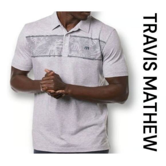 Travis Mathew Men's Make Camp Golf Polo Blueish Purple Size XXL - Picture 10 of 10